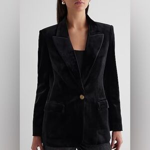 Express Velvet One Button Blazer XL